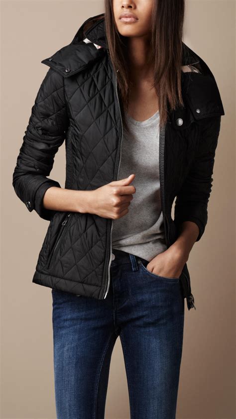 burberry padded jacket womens|burberry hooded jacket women's.